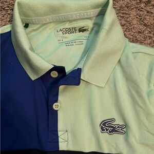 Men’s Lacoste dri fit polo size 4 medium